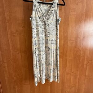 Aventura Sleeveless Print Midi Dress – Size M